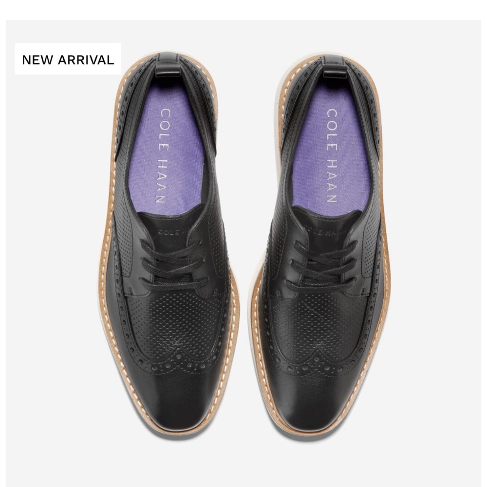 Cole Haan OG Platform wingtip OX black/ivory